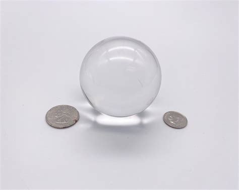 Clear Glass Ball 55 Mm A Time For Karma