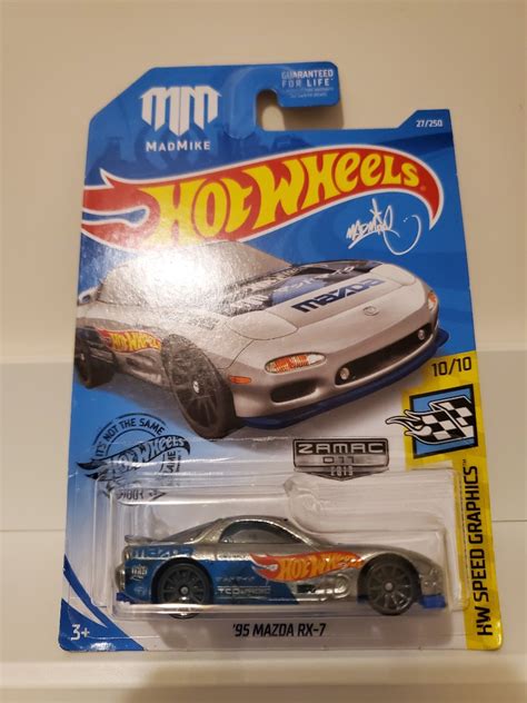 Hot Wheels Hotwheels 95 Mazda RX7 FD3S Zamac 興趣及遊戲 玩具 遊戲類 Carousell