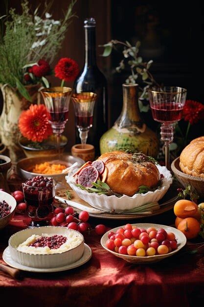 Premium Photo A Bountiful Thanksgiving Feast