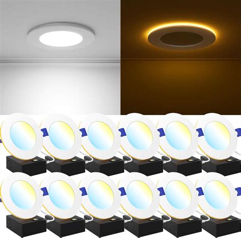 Sunco Lighting Pack Inch Ultra Thin Led Recessed Ceiling Lights