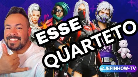 FREE FIRE AO VIVO QUARTETO FANTASTICORANKEADSALA MALUCA YouTube