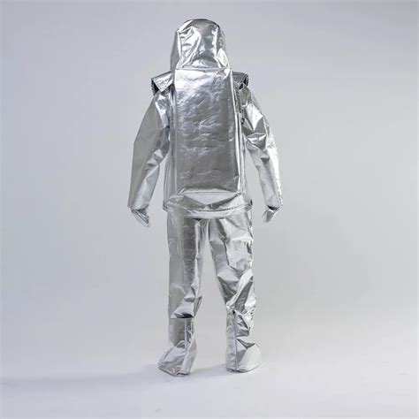 Solas Approved Aluminum Fire Fighting Suit Aluminized Clothing For Fire