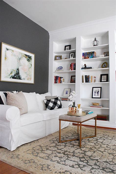 Living Rooms With Dark Grey Feature Walls | Bryont Blog