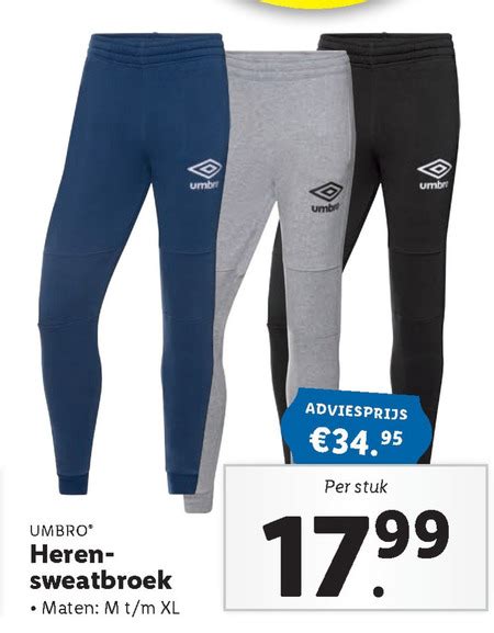 Umbro Heren Joggingbroek Folder Aanbieding Bij Lidl Details