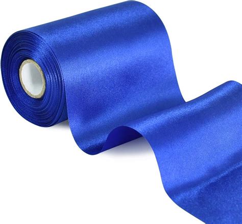 Amazon TONIFUL 4 Inch X 22yd Wide Royal Blue Satin Ribbon Solid