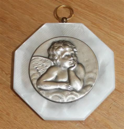 ANCIENNE MÉDAILLE DE berceau un angelot EUR 40 00 PicClick FR