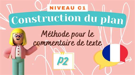 Construction du plan Le commentaire de texte 2 Leçon de français