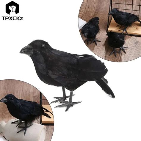 Pc Simulation Black Crow Raven Bird Repellent Pest Control Pigeon