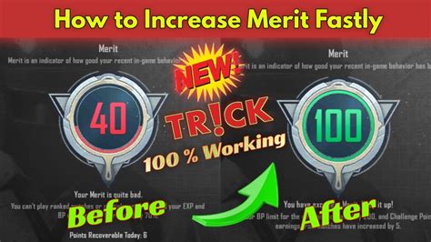 How To Increase Merit In Bgmi Fast Merit Kaise Badhaye Bgmi Merit