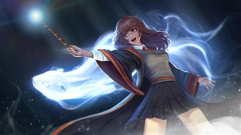 Hermione Granger Wizarding World And 1 More Drawn By Pie Yokai Danbooru