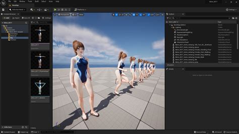 Bikini 0017 UE5 Unity Blender Animated 3D Model By BlenderAnimeModel3D