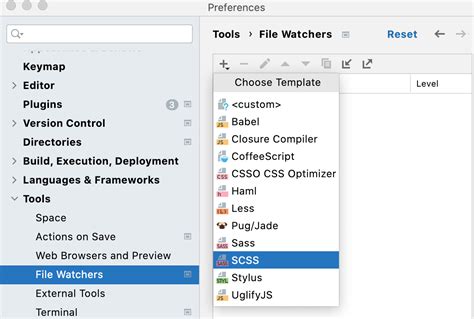 Sass SCSS And Less WebStorm Documentation