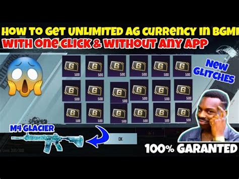 How To Get Unlimited Ag Currency In Bgmi With One Click Without Any