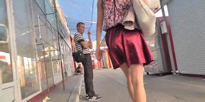 Amateur Chick Shows Off G String In Candid Upskirts Tnaflix