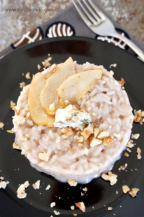 Risotto Al Gorgonzola Pere E Noci Zonzolando