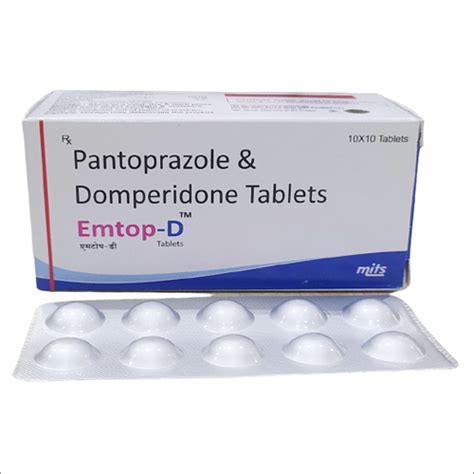 Pantoprazole 40 Mg And Domperidone 10 Mg Tablets At Best Price In