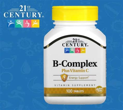 21st Century B Complex Plus Vitamin C Gluten Free 100 Tablets Lazada PH