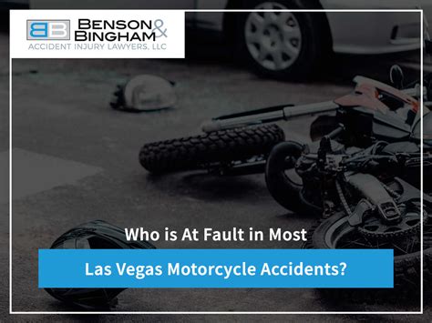 Who Is At Fault In Most Las Vegas Motorcycle Accidents