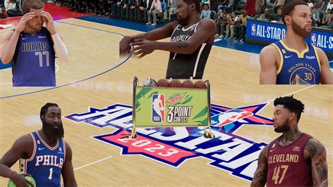 NBA 2K23 MyCareer WORST 3 Point Contest Of All Time YouTube