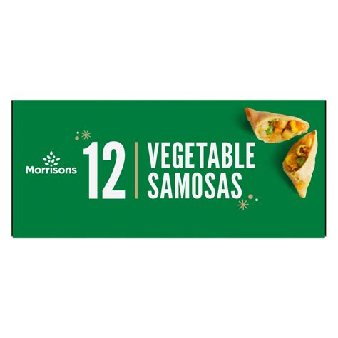 Morrisons Vegetable Samosas G Frozen Fast Delivery By App Or