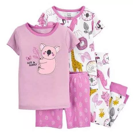 Pijama Carters Malha 4 Anos Menina Frete grátis