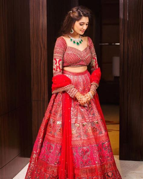 25 Brides In Stunning Falguni Shane Peacock Lehengas Wedbook