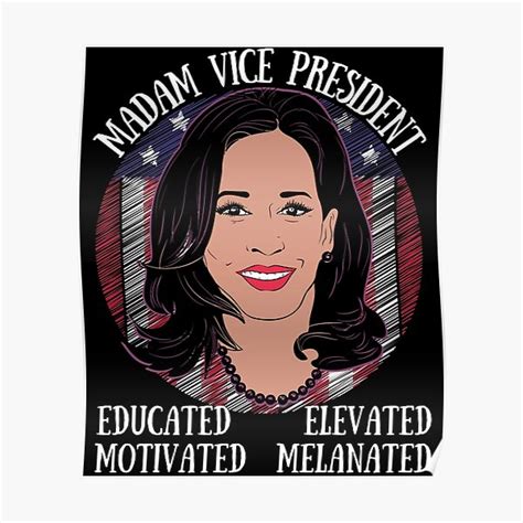 Kamala Harris MVP Madam Vice President Poster For Sale By