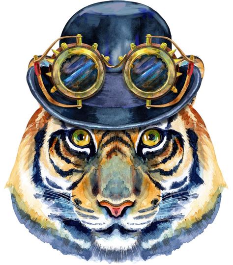 Steampunk Hat And Goggles Stock Illustration Illustration Of Grungy 27689505