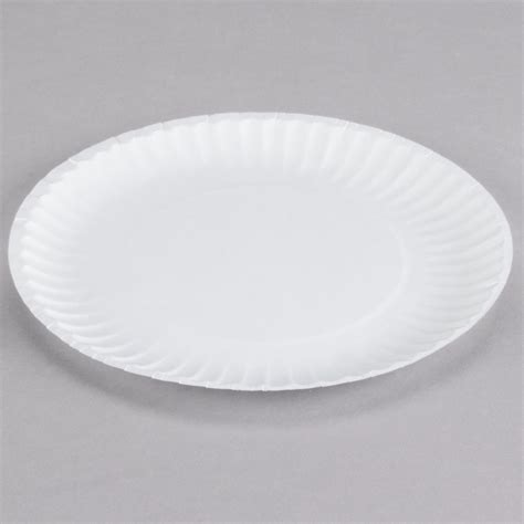 9 White Economy Paper Plate 100pack