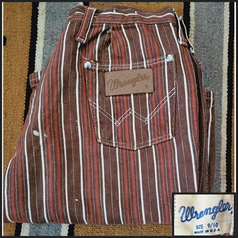 Wrangler Women S Brown And Orange Jeans Depop