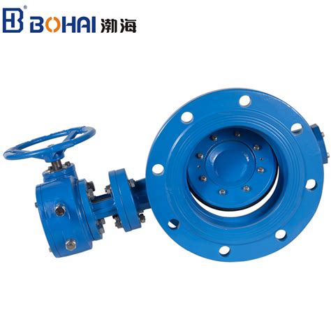 Manual Low Torque Ductile Iron Material Control Eccentric Butterfly