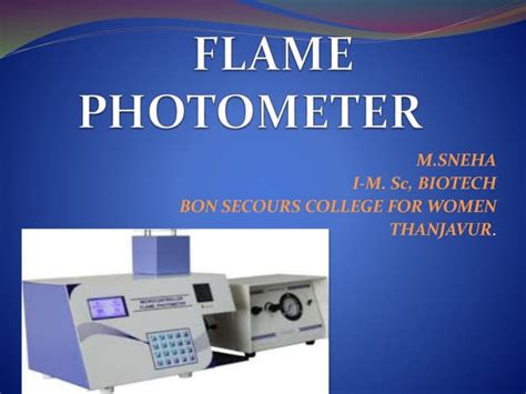 Flame photometer | PPT