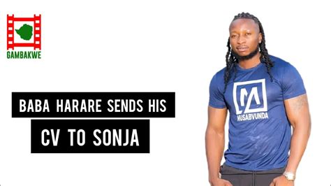 Baba Harare Sends His Cv To Sir Wicknell S Ex Wife Sonja Youtube