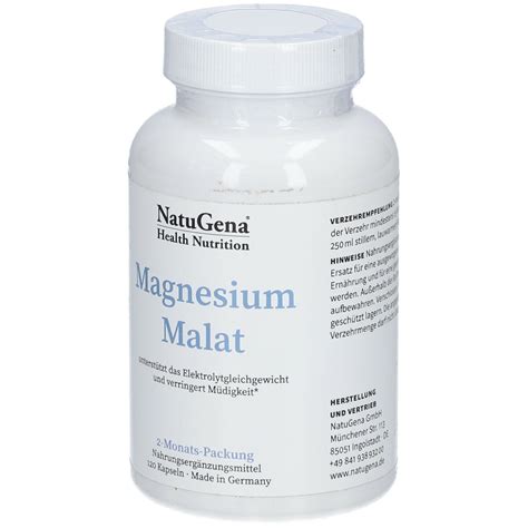 Natugena Magnesium Malat St Shop Apotheke