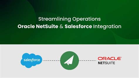 Oracle Netsuite And Salesforce Integration