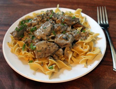 Venison Stroganoff