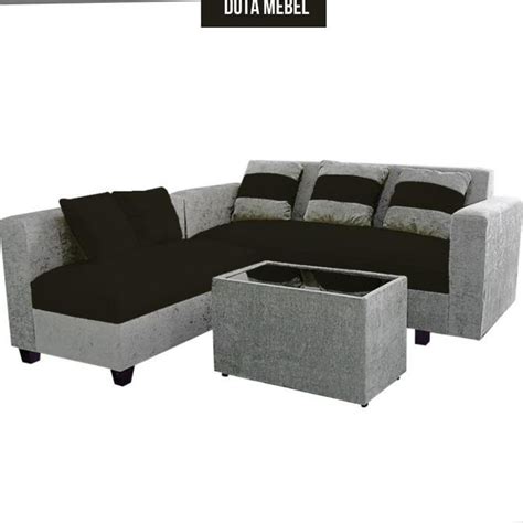 Jual Sofa L Sudu Sofa Ruang Tamu Sofa L Putus Minimalis Lengkap Dengan