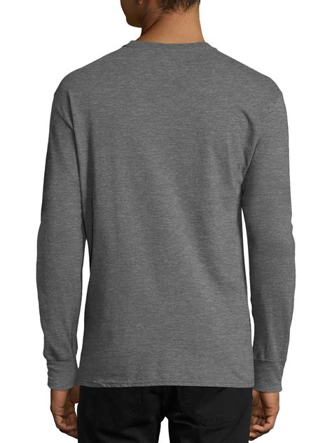 Hanes Mens And Big Mens X Temp Lightweight Long Sleeve T Shirt Up To