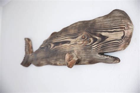 Driftwood Whale 52 In 2d Sculpture Beach Décor By Seastyle Etsy