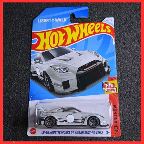Hotwheels LB Silhouette Works GT Nissan 35GT RR Ver 2 Grey Model Hot Wheels LBWK R35 JDM Car LB
