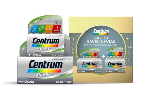 Centrum Multivitamín Silver 100 Tablet Zdraví Euro Cz Zdraví Euro Cz