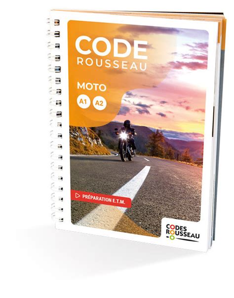 Livre De Code Moto A Et A Rousseau Pr Paration Etm Pour Futurs Motards