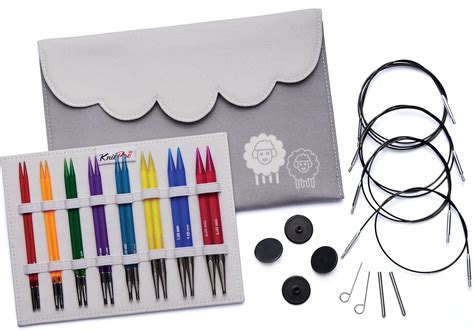 Knitpro Interchangeable Circular Knitting Needle Tips Deluxe Set