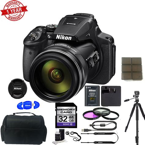 Nikon Coolpix P Mp Compact Digital Camera Black W Gb Mc