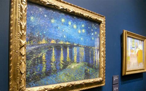 sterrennacht boven de rhone door van gogh een  voor musee dorsay