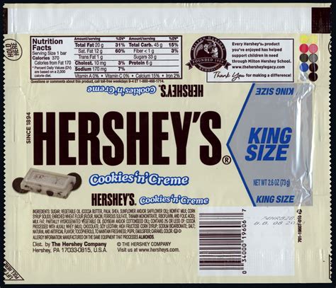 Hershey S Ice Cream Nutrition Facts - Nutrition Ftempo