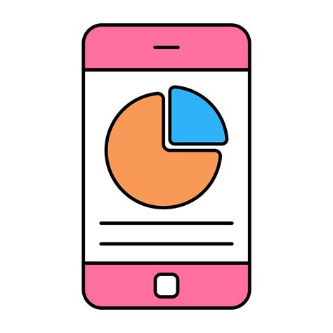 A Premium Download Icon Of Mobile Data Analytics 12765139 Vector Art At Vecteezy