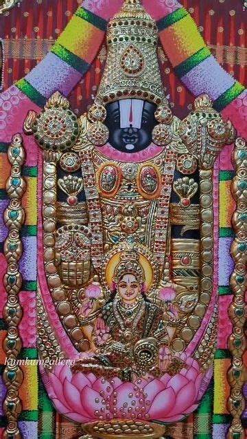 Tanjore Paintings Oil Painting On Instagram Tirupathi Balaji 2d