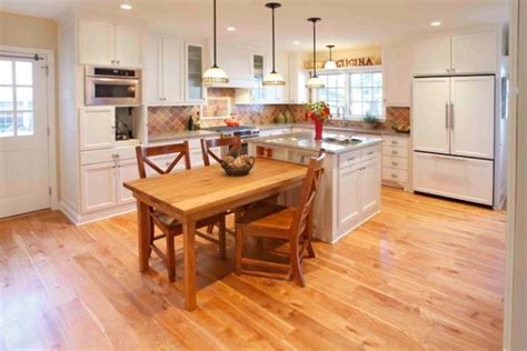 30 Kitchen Islands With Tables A Simple But Very Clever Combo