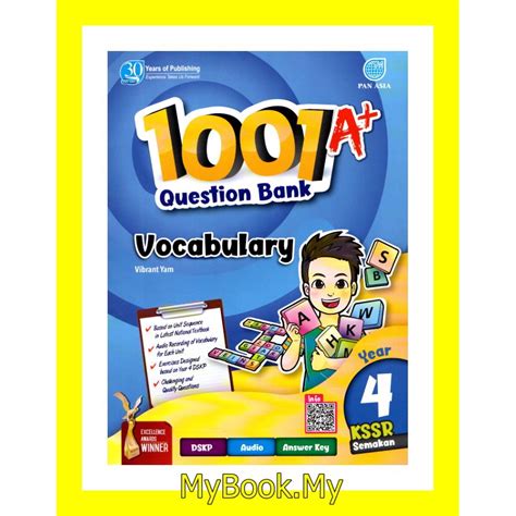 MyB Buku Latihan Aktiviti 1001 Bank Soalan Tahun 4 Vocabulary KSSR